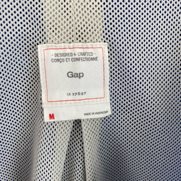 Royal Blue Oversized Rain Jacket with Deep Pockets - Picture 7 of 7